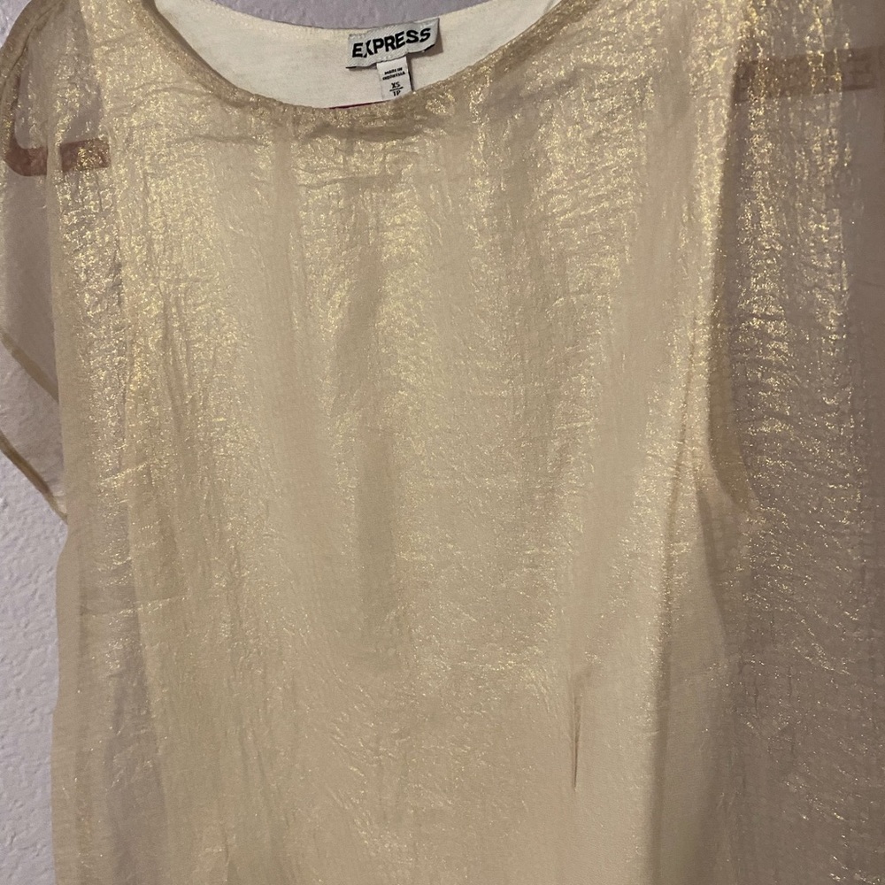 Cream Express top - Picture 3 of 4